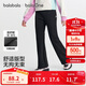 巴拉巴拉balaOne兒童長(cháng)褲女童加絨褲子2025秋冬喇叭褲保暖潮208425108011