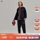 安德瑪（UNDERARMOUR）UA秋冬Track男女情侶簡(jiǎn)約運動(dòng)套裝1389369 黑色001 XL