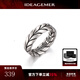 IDEAGEMER原創(chuàng  )925銀麥穗戒指男士時(shí)尚歐美風(fēng)痞帥復古高級感百搭穿搭指環(huán)潮 925銀麥穗戒指-港度20號
