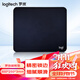 羅技（Logitech）辦公游戲鎖邊鼠標墊 電競鼠標墊 3MM細面加厚游戲辦公小號鼠標墊  筆記本電腦橡膠防滑 曜石黑鼠標墊（250*300*3MM）