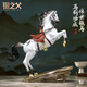 銅之父【傳世戰馬】黃銅馬擺件客廳中式玄關(guān)裝飾辦公室馬到成功擺件 傳世戰馬（大號玉驄馬）