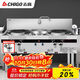 志高（CHIGO）猛火灶商用燃氣灶不銹鋼灶臺燃氣灶飯店酒店食堂廚房專(zhuān)用 SZCT30/60-B1
