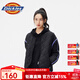 dickies 女士棉服外套 保暖上衣夾克易穿搭10803 黑色 （寬松版型） M