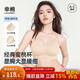 幸棉（LUCKMEEY）外擴內衣小胸顯大無(wú)鋼圈內衣女聚攏文胸漫畫(huà)胸 膚色 背心款 M