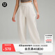 lululemon丨Plush Fleece 女士拉絨雙層腰部高腰運動(dòng)褲 LW5GBAA 骨白 M