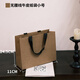無(wú)腰線(xiàn)手提袋可印logo禮品袋紙袋化妝品禮物袋購物袋包裝袋袋子 無(wú)腰線(xiàn)牛皮紙小號