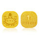 領(lǐng)豐金足金9999十二星座金豆子黃金投資金豆豆收藏精美生日送人禮物 巨蟹座-1g/個(gè)
