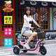 飛鴿折疊電動(dòng)三輪車(chē)家用小型接送孩子老年人休閑親子輕便電瓶車(chē) 【兩座】黑色-白色-粉色-紅色【客服備注】 單驅【防側翻懸掛】10安約50里