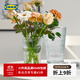 宜家（IKEA）SMALLSPIREA斯邁匹花瓶透明玻璃瓶陽(yáng)臺客廳綠植盆栽瓶 花瓶透明玻璃/圖案22cm