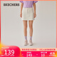 斯凱奇（Skechers）2025夏新款女運動(dòng)半裙針織短裙透氣舒適彈性A字裙L225W114
