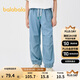 巴拉巴拉童裝男童褲子兒童長(cháng)褲夏裝中大童涼感牛仔褲束腳時(shí)尚202224108112