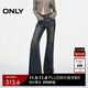 ONLY 2024秋季時(shí)尚百搭水洗高腰喇叭褲牛仔褲女|125332055