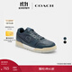 蔻馳（COACH）【男女同款】男士男鞋經(jīng)典標志SOHO運動(dòng)鞋板鞋黑色簡(jiǎn)約百搭 丹寧藍色/丹寧色 41