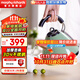 摩飛電器（Morphyrichards）電熱水壺藝術(shù)水壺 家用燒水壺 不銹鋼電熱水壺 燒水壺大容量  MR7456A 1.5L 橄欖綠