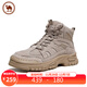 駱駝 戶(hù)外休閑工裝靴情侶款高幫沙漠靴厚底男女 P14W342609 埃爾沙 41