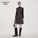 歌莉婭羊毛套裝女秋冬2025新款氣質(zhì)兩件套穿搭1EDJAC290 48B深灰 S