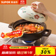 蘇泊爾（SUPOR）砂鍋陶瓷煲家用煲湯鍋燉鍋煲仔飯砂煲耐高溫燃氣明火專(zhuān)用 【菜煲煲】2-3人海鮮煲 2L