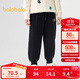 巴拉巴拉男童長(cháng)褲加絨保暖束腳褲秋冬休閑褲201424108108