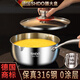 膳大皇（SHDO）德國奶鍋316L不銹鋼無(wú)涂層輔食鍋一體成型蒸煮雪平鍋泡面鍋牛奶鍋 科隆316L奶鍋【抗菌級】 20cm