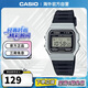 卡西歐防水休閑潮流小方塊電子表 F-91WM-7ADF
