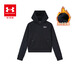 安德瑪（Under Armour）童裝加厚保暖連帽兒童衛衣休閑百搭秋冬女童上衣運動(dòng)服 黑色 150 【尺碼偏小，按正常拍大一碼】