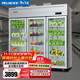 美菱（MeiLing）商用廚房冰箱1363大三門(mén) 全冷藏保鮮陳列柜 飯店后廚餐廳食堂不銹鋼展示柜MCF(L)-1.8LCE70G3MX3