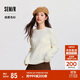 森馬（Semir）森柔毛衫|商場(chǎng)同款毛衣女圓領(lǐng)純色2024冬季絞花上衣101724107014