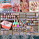 兒童穿戴甲8-12歲 美甲套裝全套兒童手工女孩玩具美甲diy套裝指甲 美甲diy材料套裝【187件套】