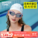 WATERTIME/水川 泳鏡近視女士防霧游泳鏡男士高清鍍膜游泳眼鏡 幻紫流云