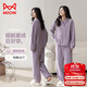 貓人【搖粒絨保暖】女士睡衣女秋冬睡衣休閑家居服可外穿套裝25年新品
