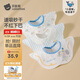 貝肽斯嬰兒口水巾四季寶寶圍嘴導濕速干純棉防水圍兜 飛象3條裝 28*26cm