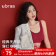 ubras【虞書(shū)欣同款】小奶皮云朵隱形無(wú)尺碼內衣女粉底液文胸透氣無(wú)痕 【經(jīng)典】絲絨紅色 均碼 背心款100-130斤/A-C杯