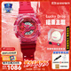 卡西歐（CASIO）黑金手表gshock黑白賽車(chē)冰韌運動(dòng)時(shí)尚學(xué)生防水送男友七夕禮物腕表 GA-110GL-4APR扭蛋主題款