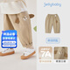 JELLYBABY[7A抗菌]兒童休閑褲秋季男童純棉長(cháng)褲小寶寶可愛(ài)時(shí)尚秋裝女童褲子