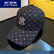 NY-NYM熱賣(mài)潮牌滿(mǎn)印字母棒球帽韓版春秋戶(hù)外休閑刺繡MY帽子 MY潮-黑色金標 可調節