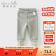 戴維貝拉（DAVE＆BELLA）加絨兒童打底褲彈力女童褲子小童休閑褲冬季新款女寶寶長(cháng)褲童褲 灰色【現貨】 110 cm（建議身高100-110cm）