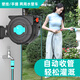 大葉水管自動(dòng)收卷器卷管器收納架家用收水管神器澆花洗車(chē)澆水高壓水槍 【自動(dòng)卷管回收】12米水管套裝+花灑水槍