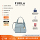 芙拉（FURLA）【同價(jià)11.11】PRIMROSE牛皮女士迷你小托特包手提包輕便斜挎包 卷云藍