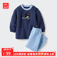 優(yōu)衣庫狂歡價(jià)嬰幼兒UTClay Animation壓線(xiàn)睡衣長(cháng)袖起居套裝478440 69 藏青色 100