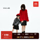 little MO&Co.little moco童裝24冬裝新款女童滿(mǎn)身珠片繡短裙甜酷半身裙親子裝