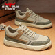 公牛世家男鞋2025秋冬新款時(shí)尚百搭休閑鞋男士厚底低幫板鞋戶(hù)外運動(dòng)鞋子男