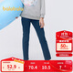 巴拉巴拉女童牛仔褲2025春裝兒童小腳褲子中大童時(shí)尚繡花長(cháng)褲209125108005