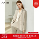 AMII女裝2025職業(yè)西服套裝女夏季新款休閑外套時(shí)尚西裝兩件套 卡其(西裝) S (155)