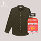 哈吉斯（HAZZYS）男裝【倫敦時(shí)裝周同款】秋冬款襯衫男燈芯絨襯衣ASCZK1BDK10 卡其色KK 2XL (185/104A 52)