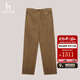 HAZZYS哈吉斯女裝 【倫敦時(shí)裝周同款】秋冬燈芯絨休閑褲ATDSP0BDP07 棕色BW 40 (160/72A)
