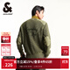 杰克·瓊斯（JACK&JONES）男裝冬季新款時尚潮流百搭水洗字母印花基礎圓領毛針織衫男款 E04軍綠色 常規(guī) S