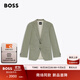 BOSS博斯男士25年秋季新款彈性面料修身版西服 314-淺綠色 S (46A)