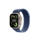 Apple/蘋(píng)果 Watch Ultra 3 智能手表蜂窩款49毫米原色鈦金屬表殼藍配亮藍野徑回環(huán)表帶M/L MEWV4CH/B