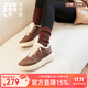 多走路沙路加絨｜25年秋冬新款超纖拼接羊毛保暖雅丹風(fēng)舒適通勤休閑鞋 可可棕【加絨】 38