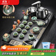 初伍功夫茶具燒水壺一體全自動(dòng)實(shí)木茶盤(pán)套裝高檔茶臺泡茶整套家用送禮